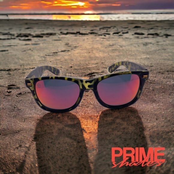 PRIME Moss/Red Blaze Polarized Sunglasses - Picture 1 of 12